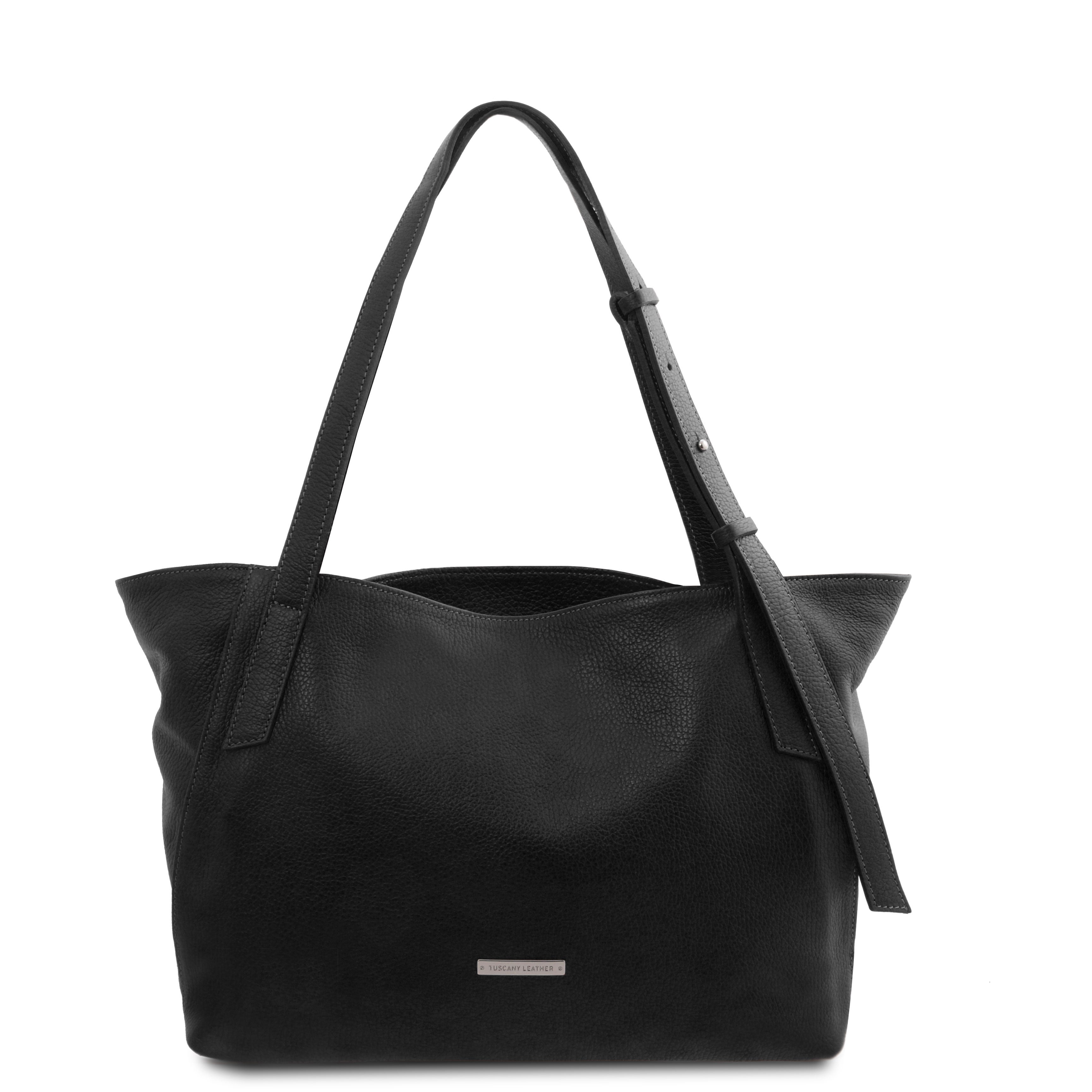 TL Shoppingväska i mjukt Läder - NewBag4you