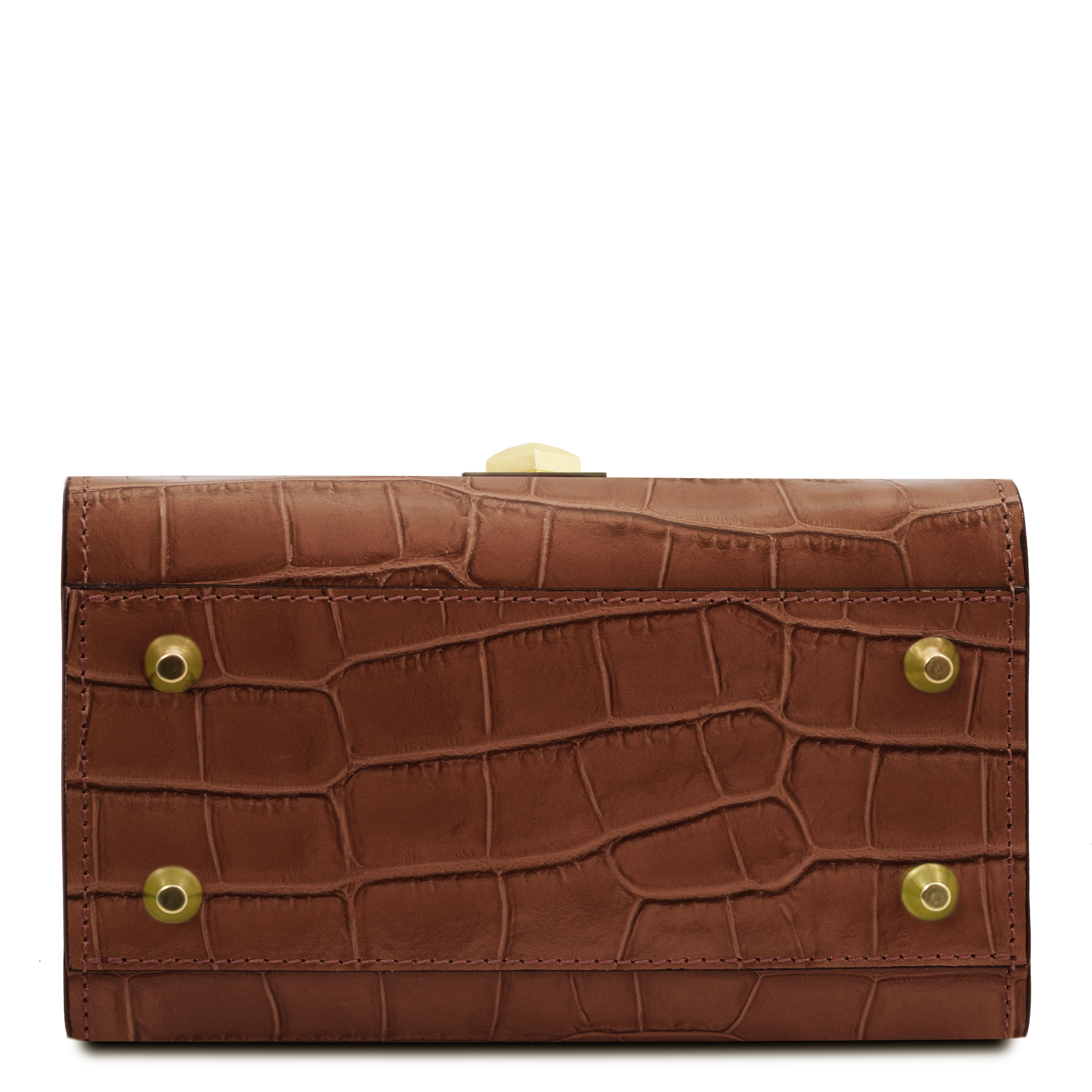ATENA Croc Print Handväska i Läder - NewBag4you