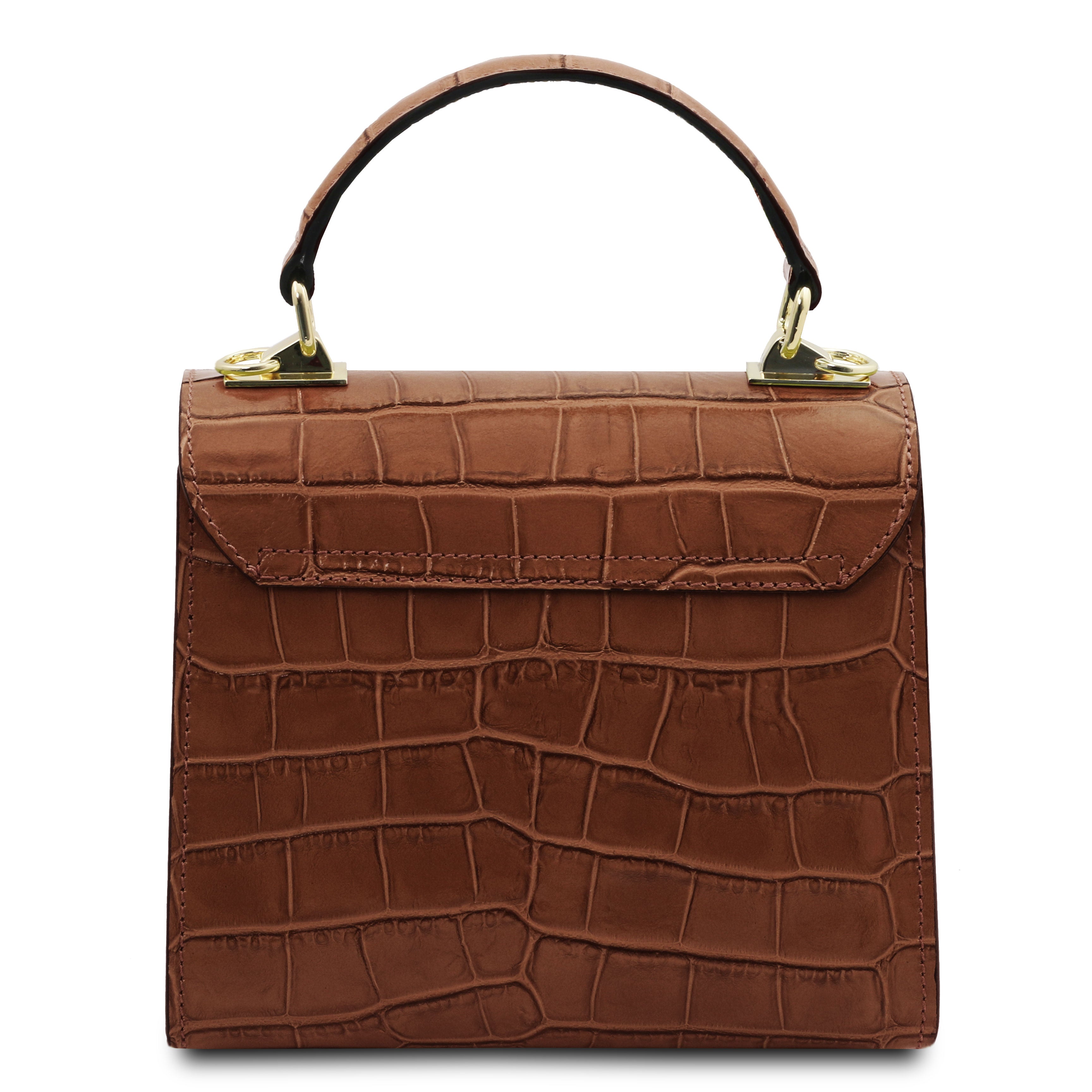 ATENA Croc Print Handväska i Läder - NewBag4you