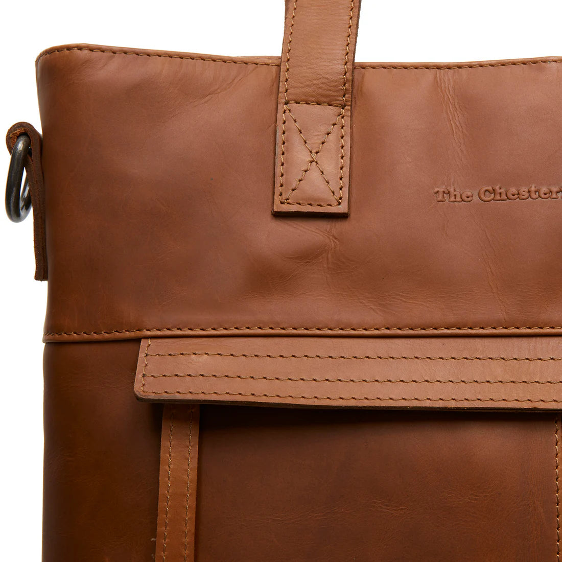 Shoppingbag i Skinn med Datorfack 15"