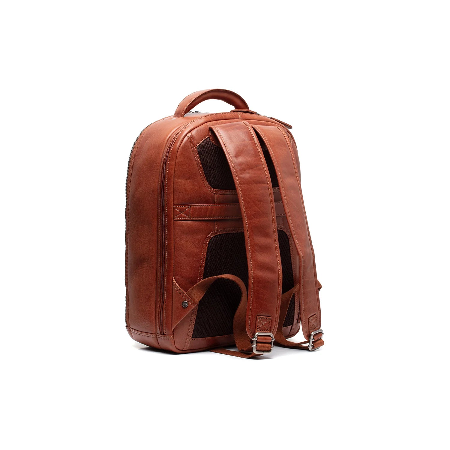 Ryggsäck i Läder Premium De-Luxe med Datorfack 15"