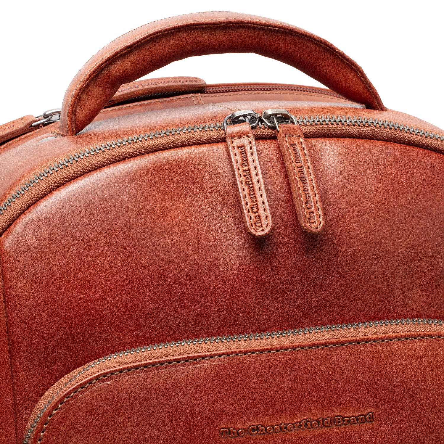 Ryggsäck i Läder Premium De-Luxe med Datorfack 15"