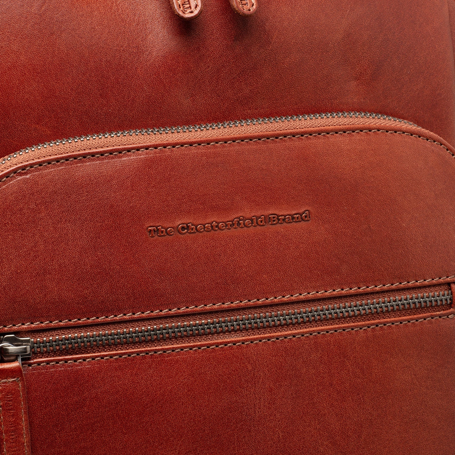 Ryggsäck i Läder Premium De-Luxe med Datorfack 15"