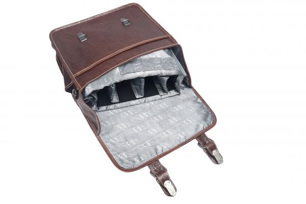 Kameraväska Reporter i Läder