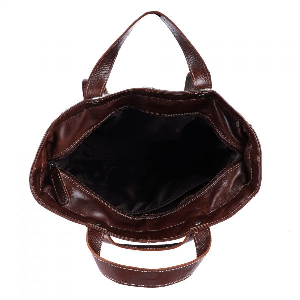 Unik Shopper Handväska/Ryggsäck HALLODRI i Läder - NewBag4you
