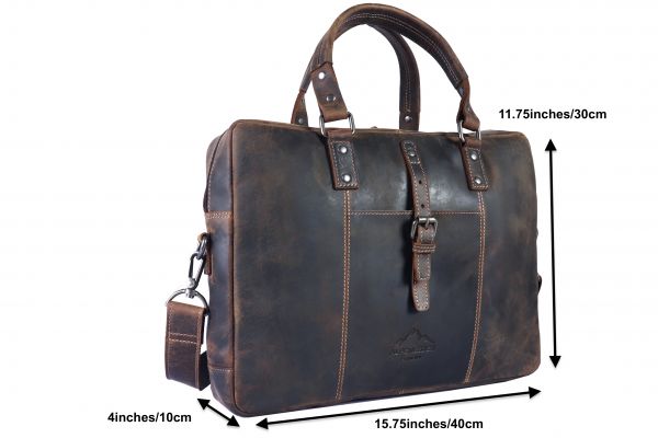 Portfölj Ludvig i läder - NewBag4you