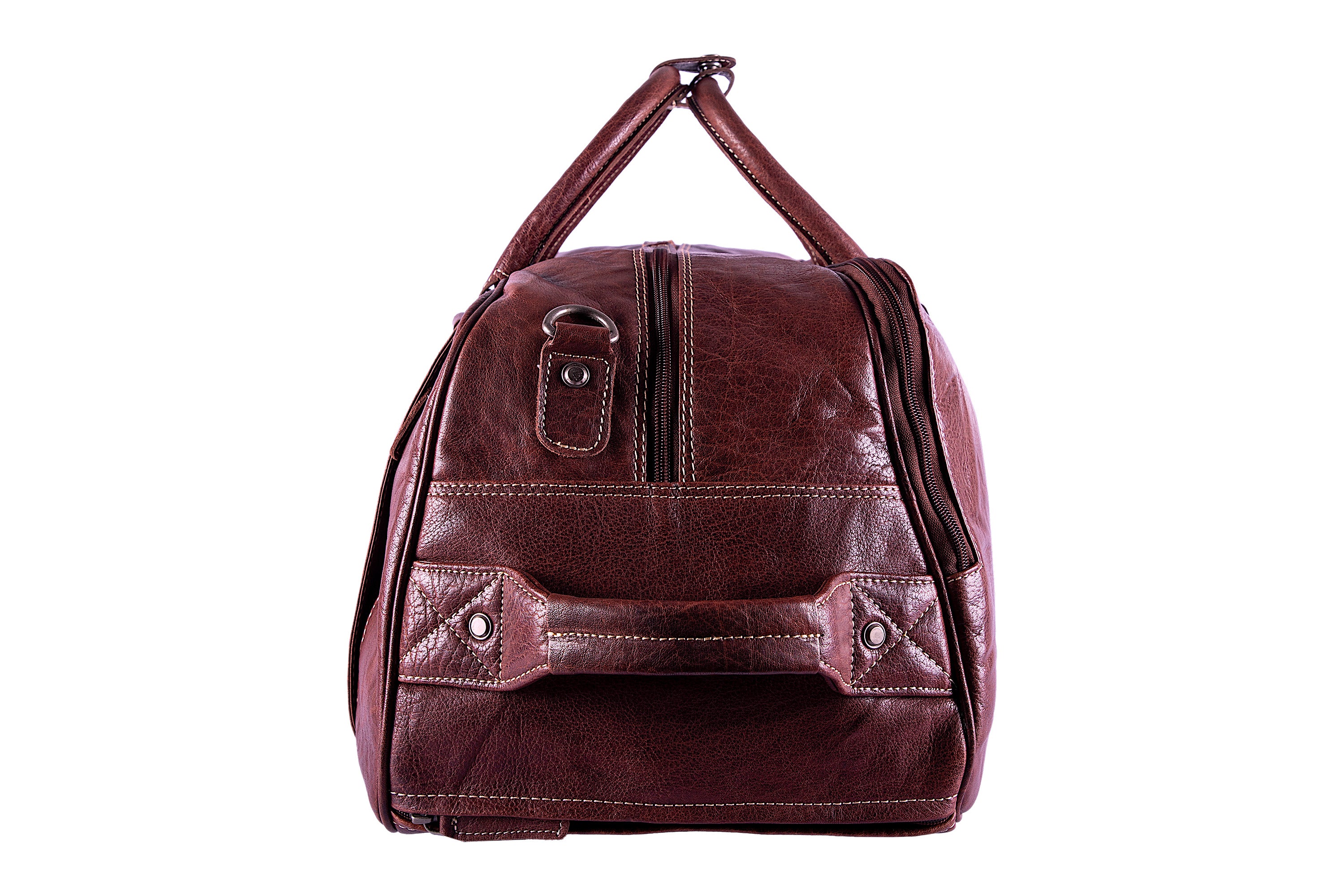 Resväska Weekendväska Trolley Rom i Skinn - NewBag4you