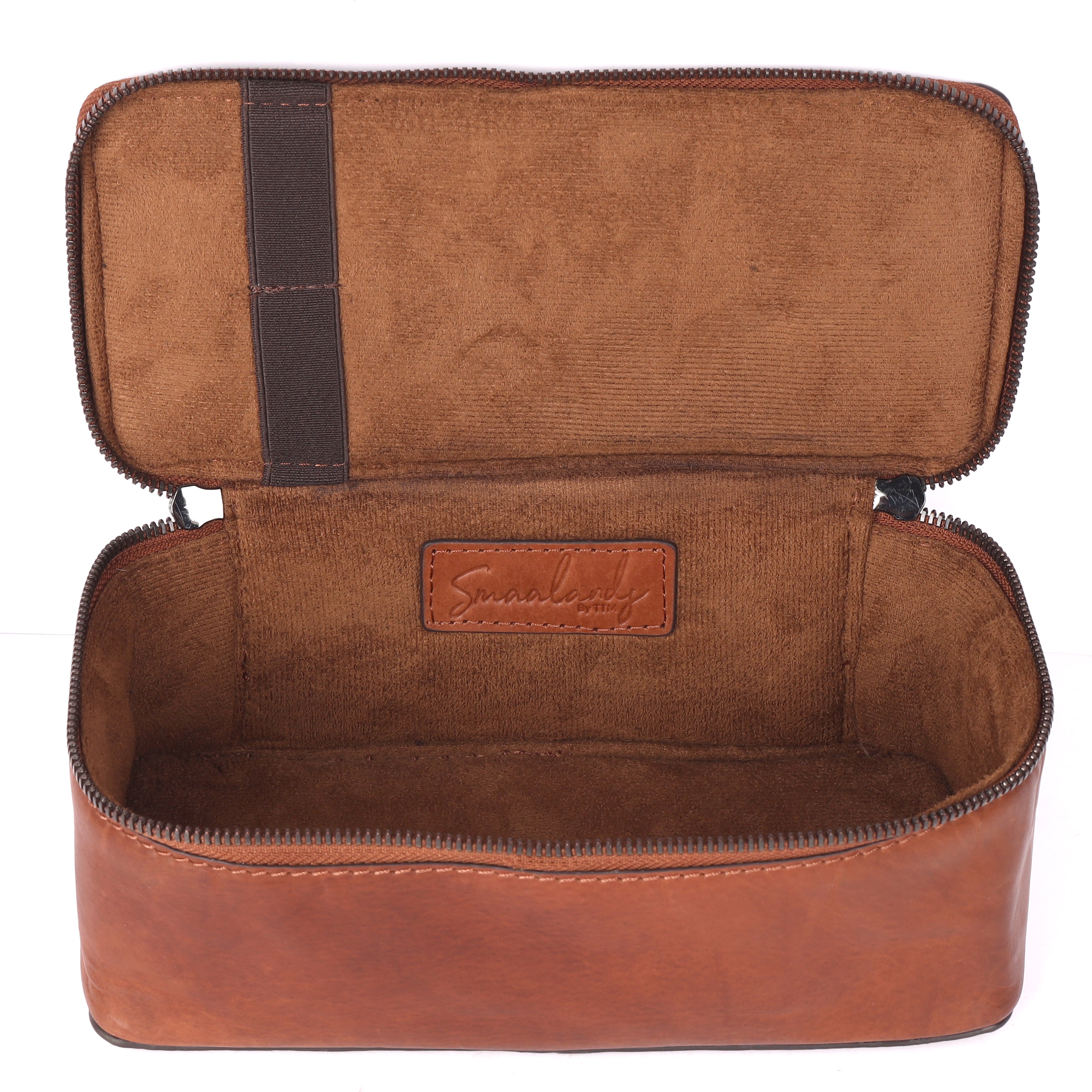 Necessär medium i skinn