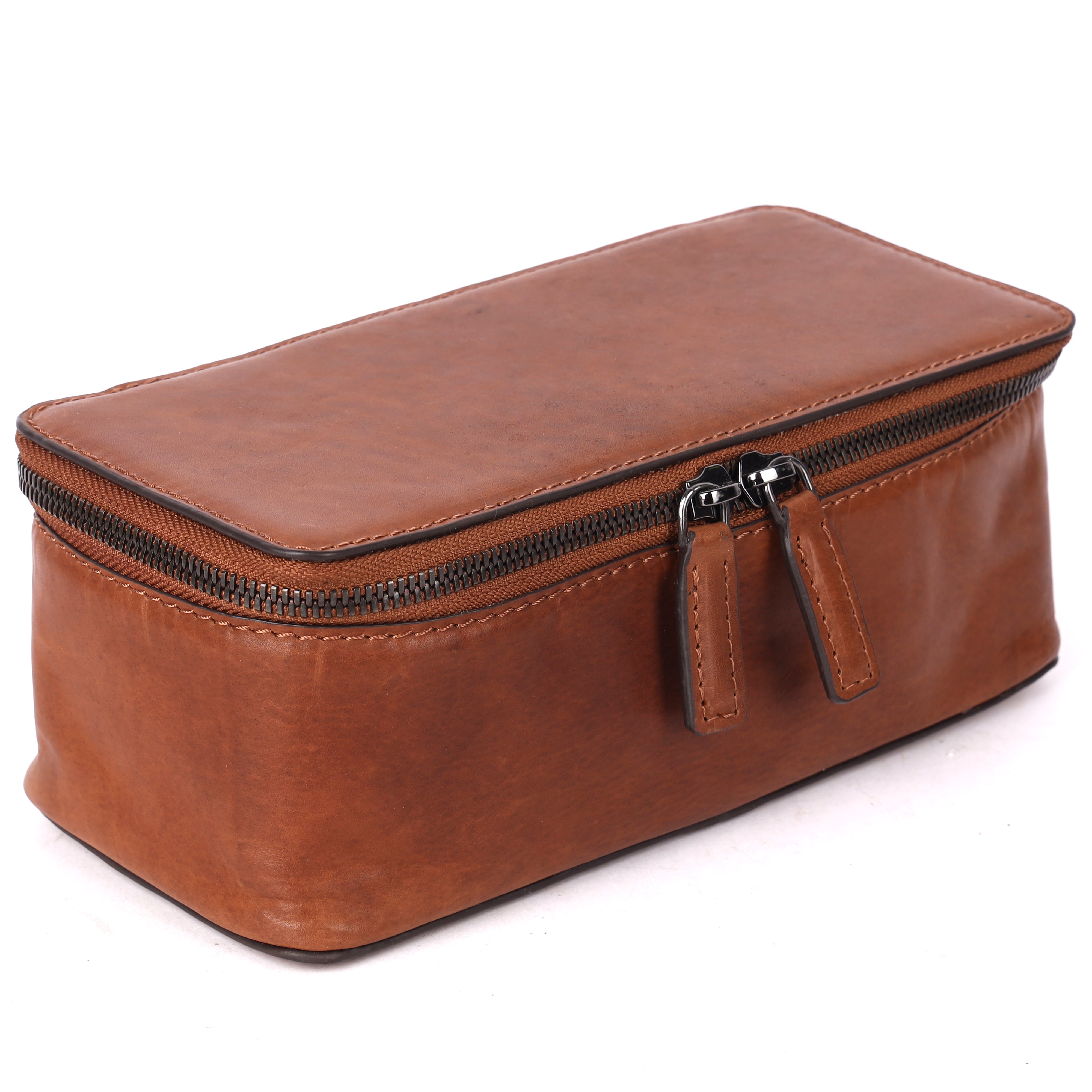 Necessär medium i skinn