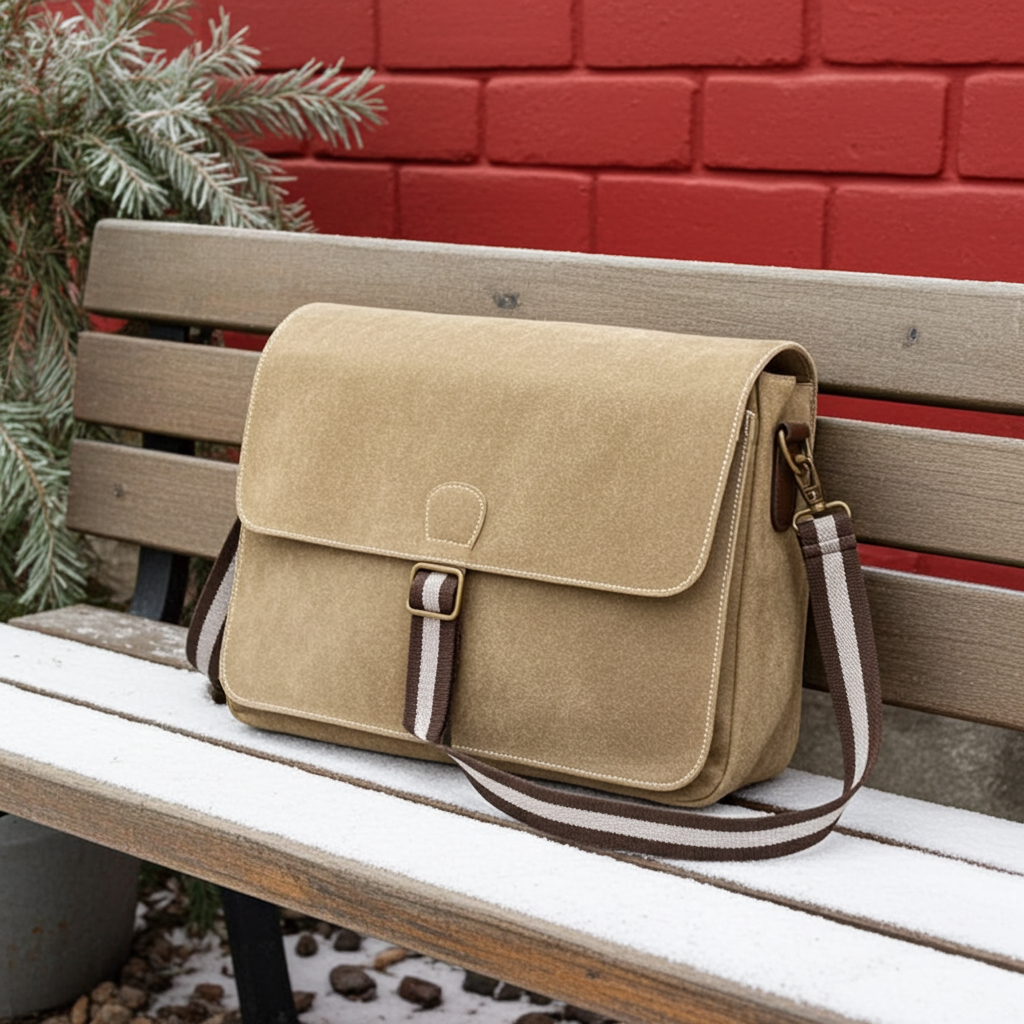 Vintage Canvas Axelväska