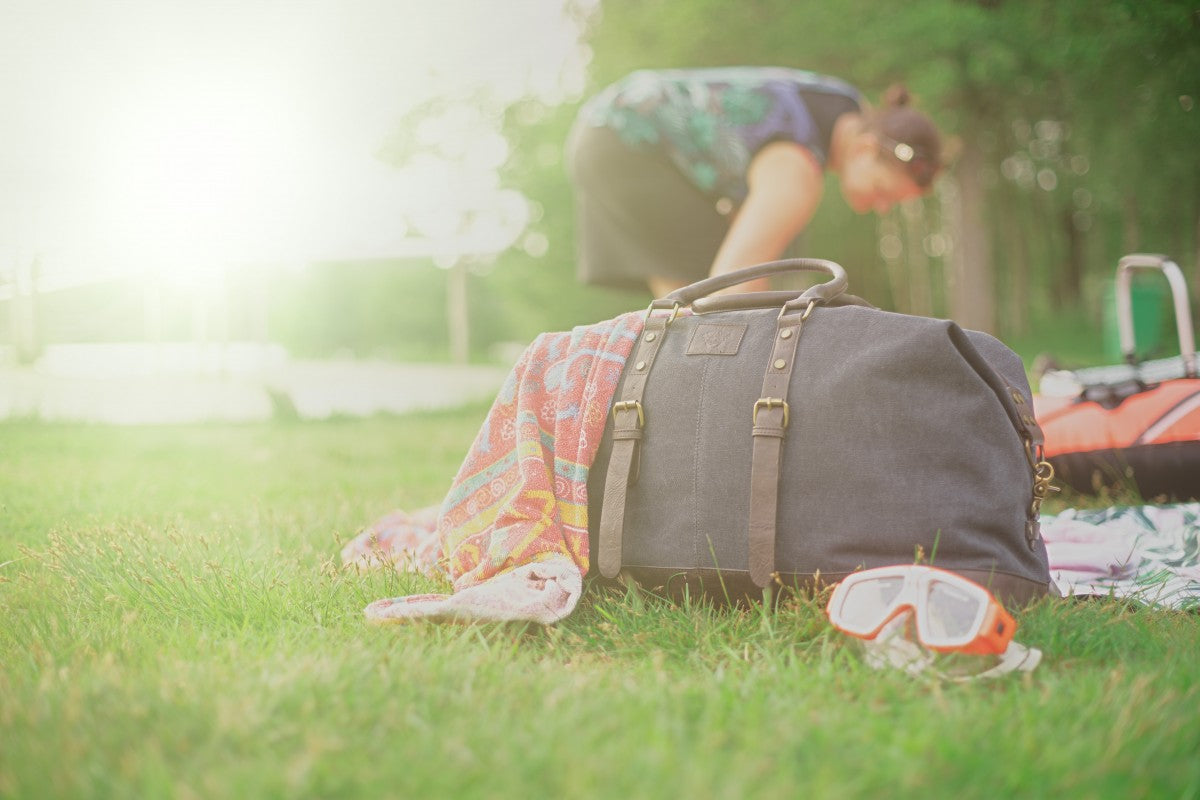 Weekendbag i Canvas och Läder - NewBag4you