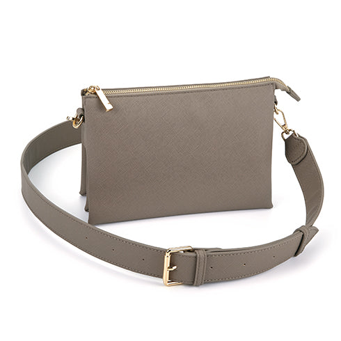 Mjuk CrossBodyBag av Konstläder - NewBag4you