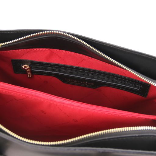 TL Bag -Modern Axelremsväska i Läder