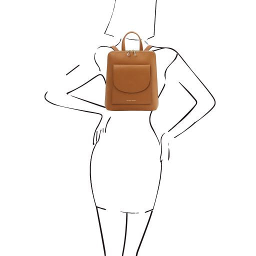 TL Ryggsäck / Axelväska i läder - NewBag4you
