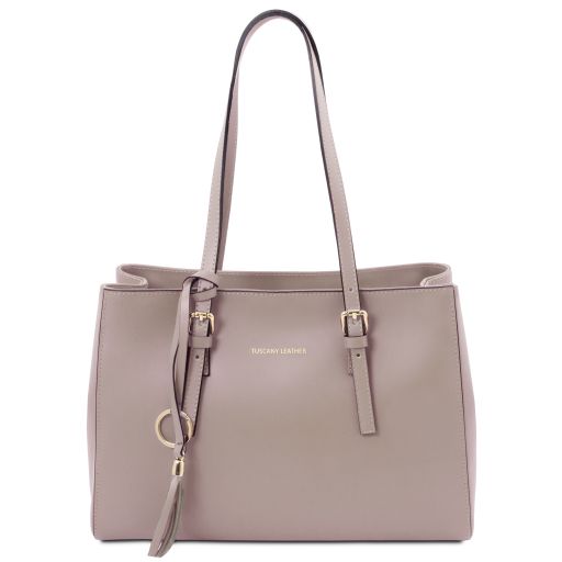TL Bag -Modern Axelremsväska i Läder