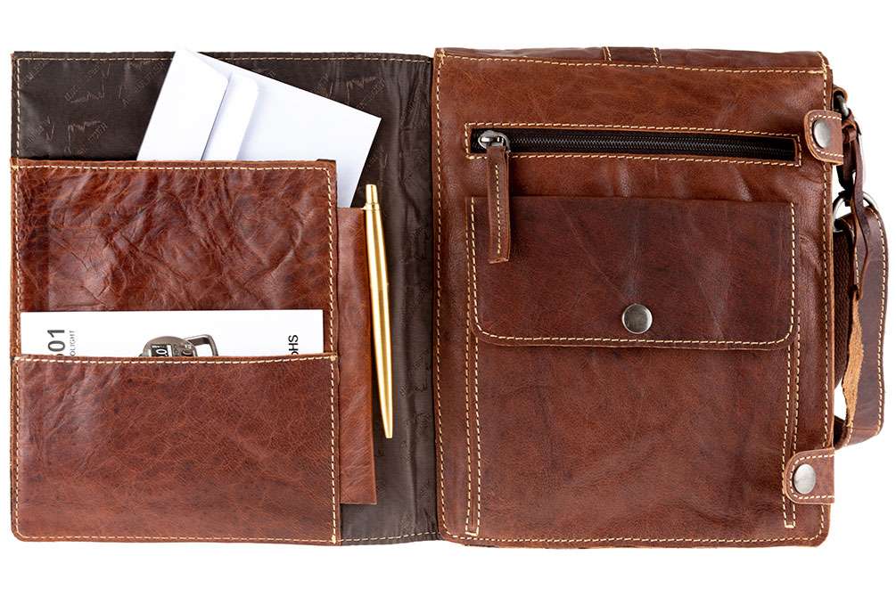 Axelväska GALILEO i Läder - NewBag4you