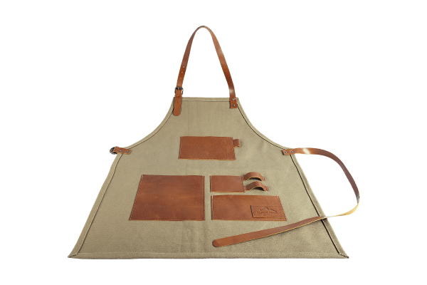 Förkläde ROSEBUSH Canvas och Läder - NewBag4you
