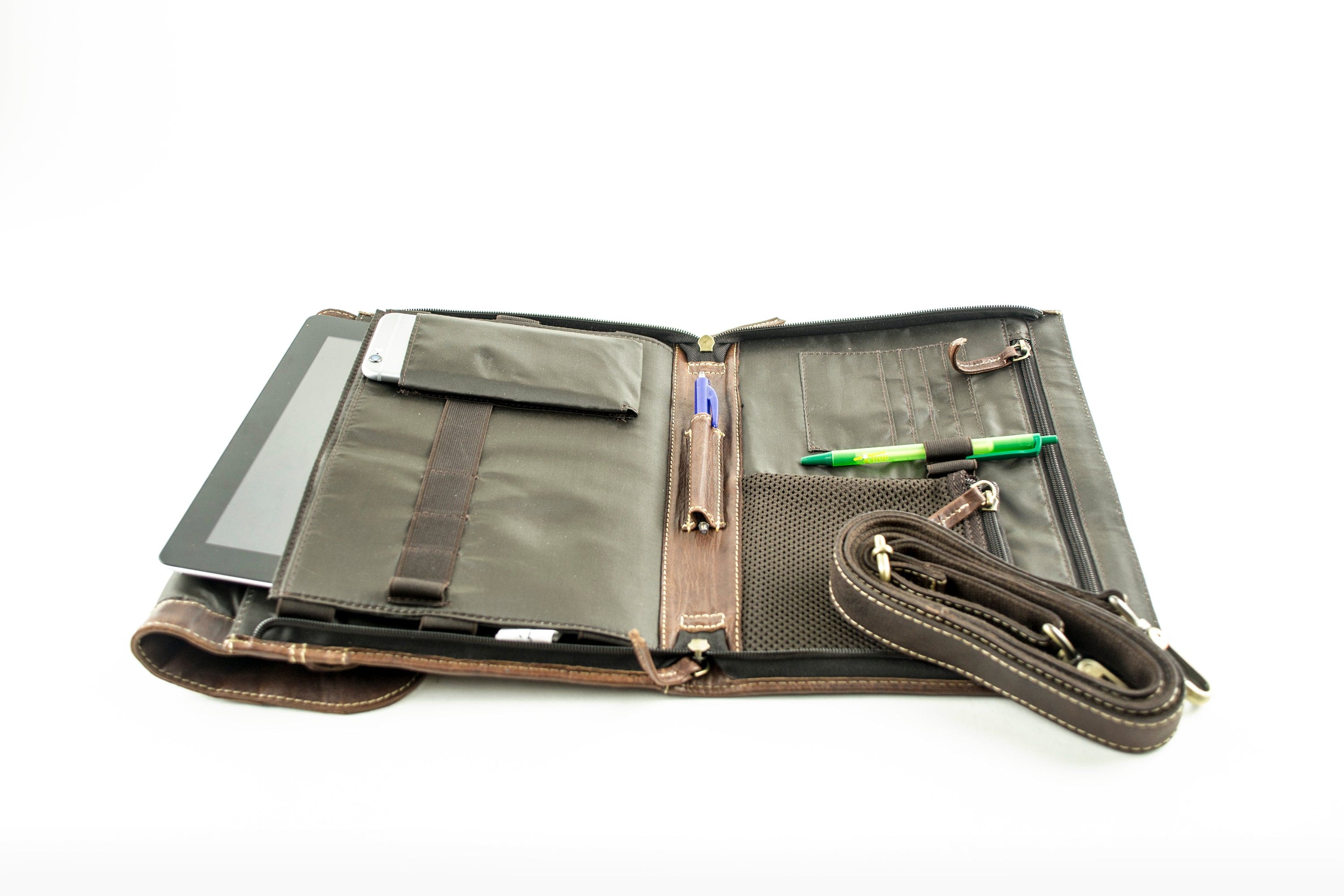 iPad-Väska Dokumentmapp BASEL i läder - NewBag4you
