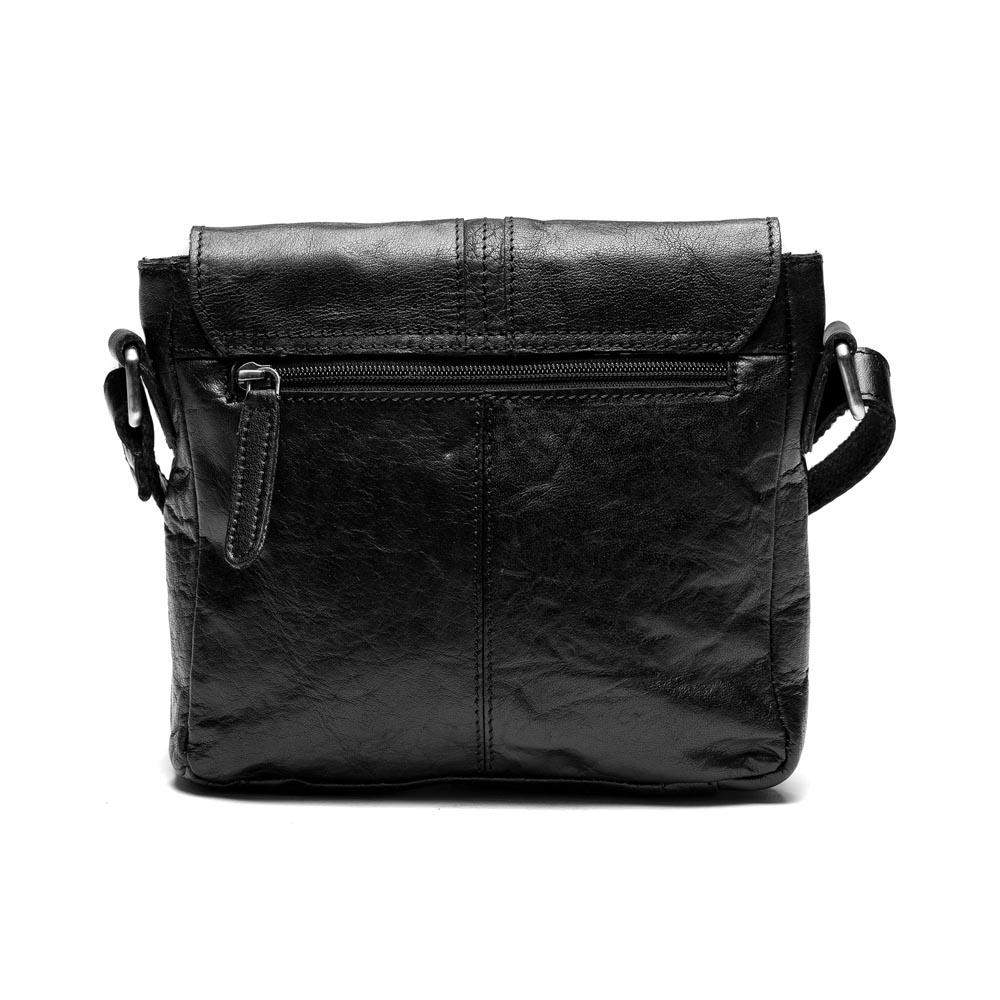 Axelväska med lock i Skinn - NewBag4you