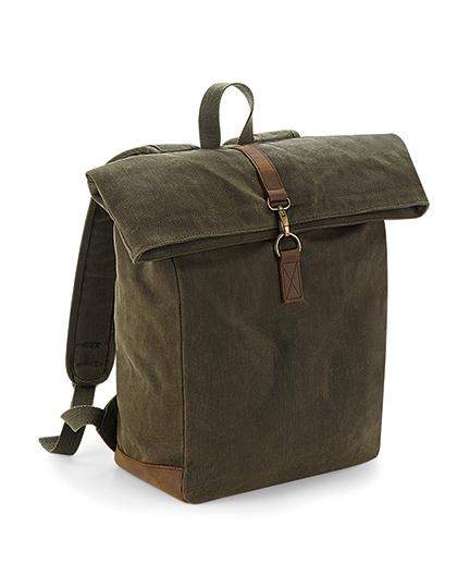 Vaxad Retro Canvas Ryggsäck - NewBag4you