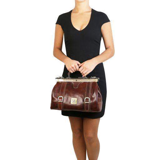Monalisa - Exklusiv Läderväska Doctor Gladstone - NewBag4you