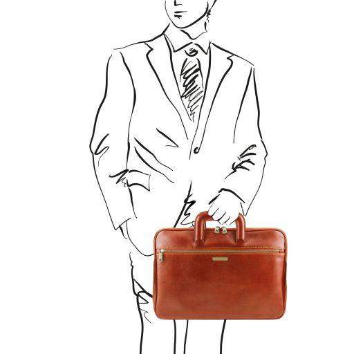 CASERTA Dokument Läderportfölj - NewBag4you