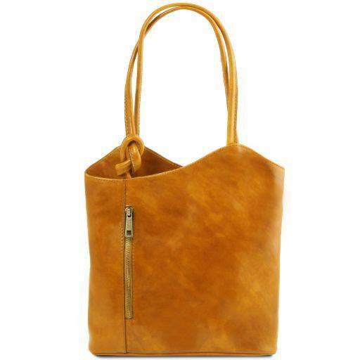 Patty - Handväska / Ryggsäck i läder - NewBag4you