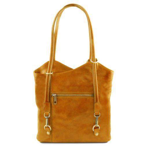 Patty - Handväska / Ryggsäck i läder - NewBag4you