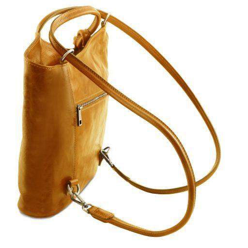 Patty - Handväska / Ryggsäck i läder - NewBag4you