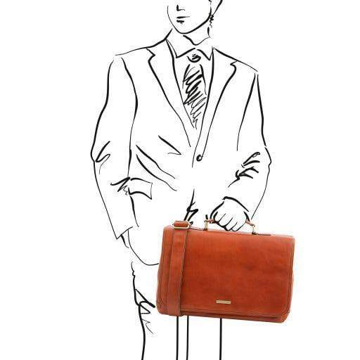 MANTOVA Multi SMART portfölj i läder - NewBag4you