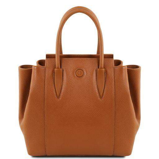 Tulipan -Shopping / Läderhandväska - NewBag4you