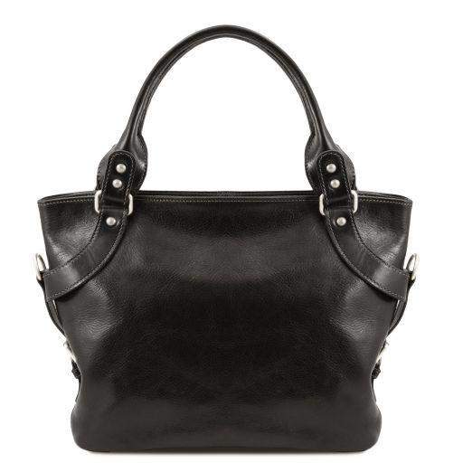 Ilenia - Axelväska Shoppingväska i läder - NewBag4you