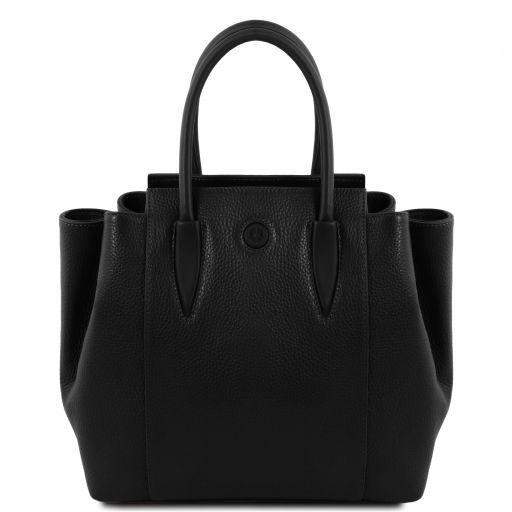 Tulipan -Shopping / Läderhandväska - NewBag4you