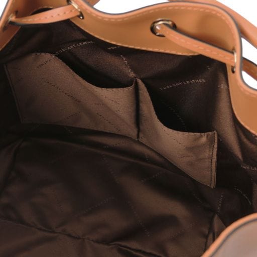 Viktoria - Bucketväska i läder - NewBag4you