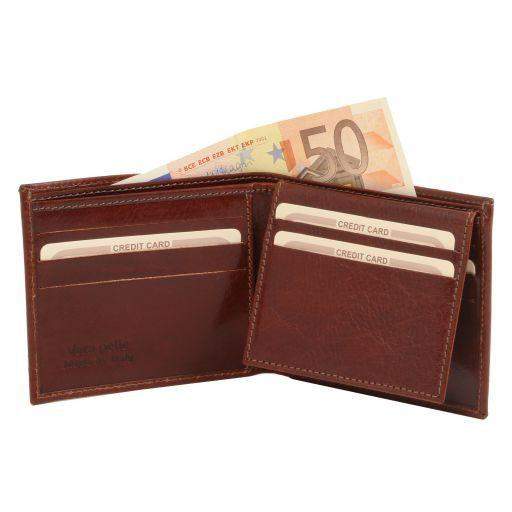 Exklusiv läder 3-faldig plånbok - NewBag4you