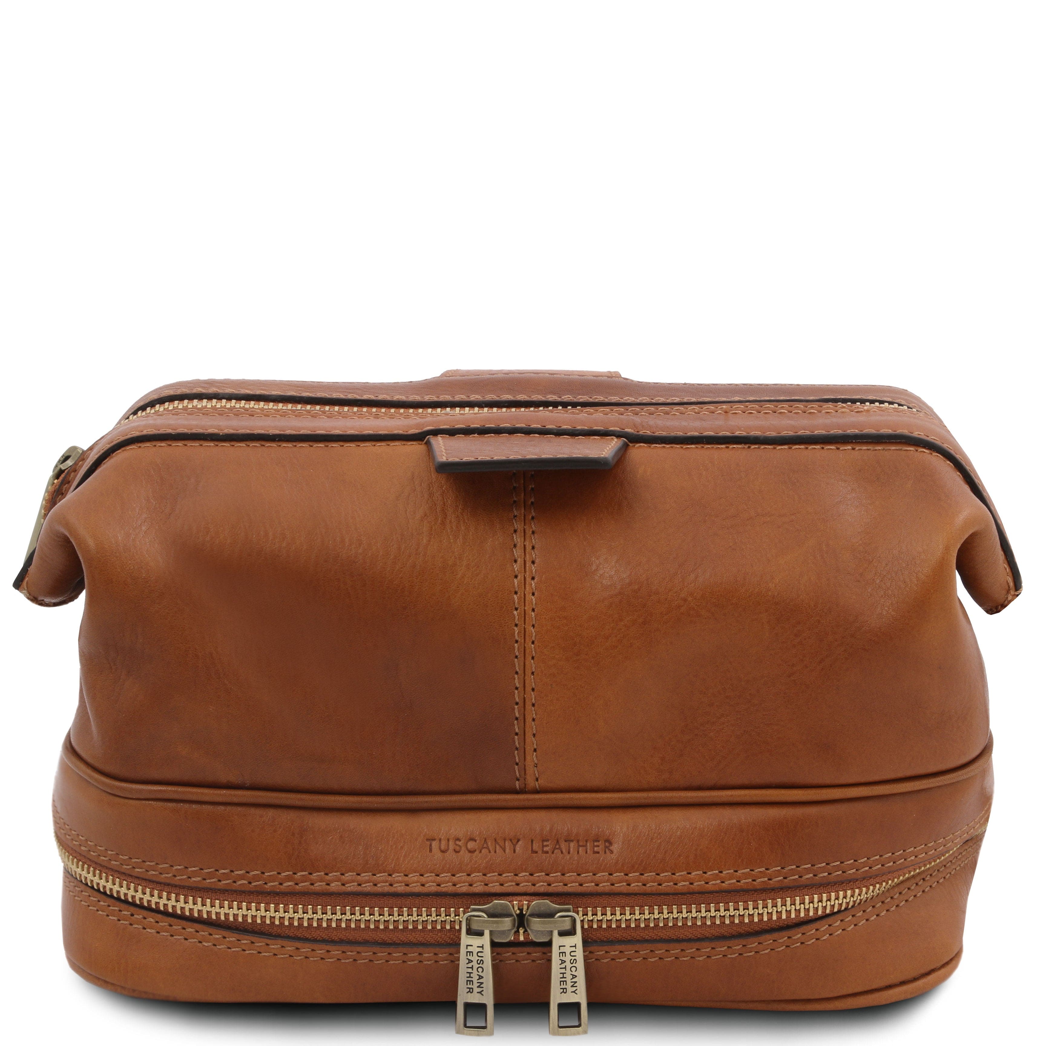 JACOB TL Toalettväska / Necessär i läder - NewBag4you