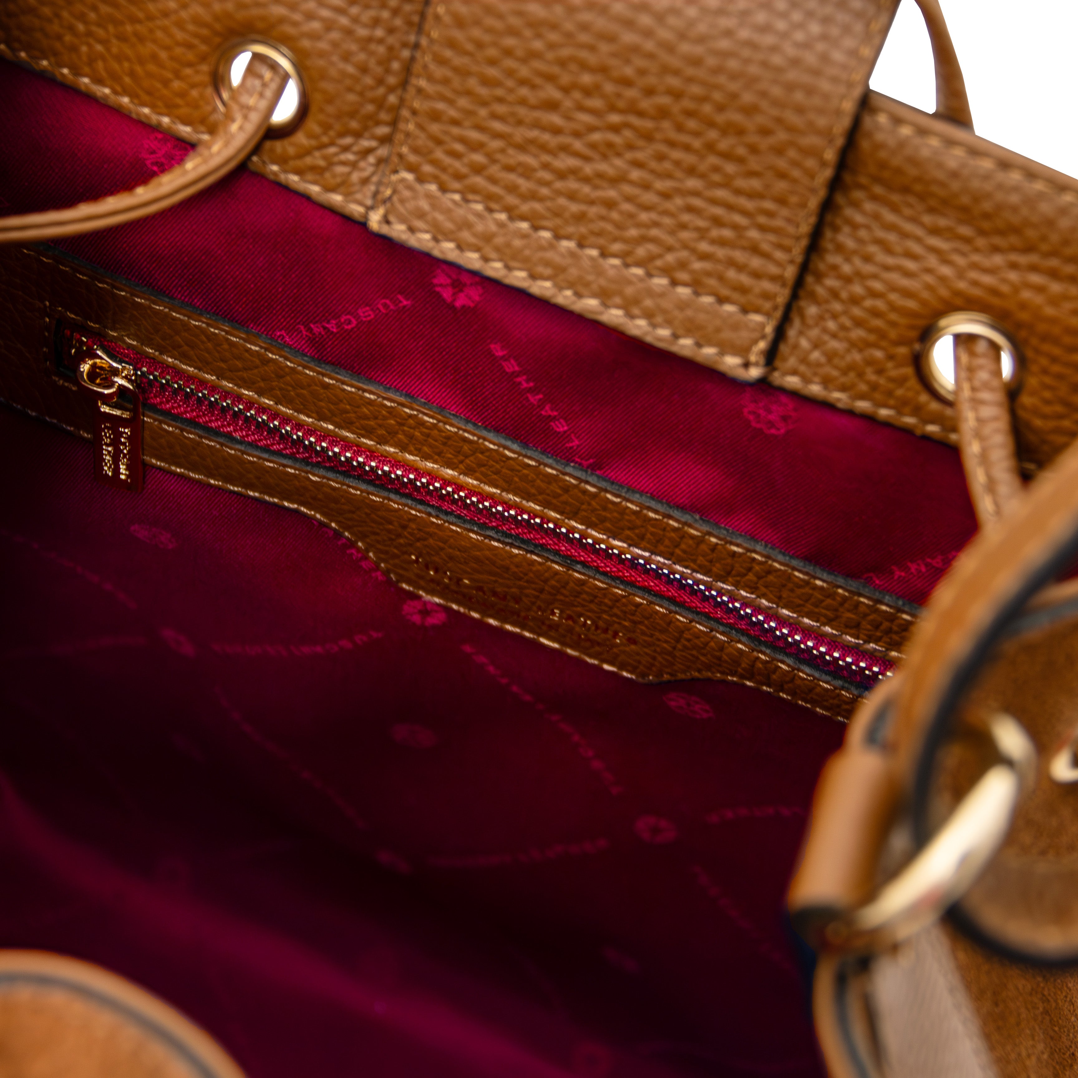 Minerva Bucket-Bag i Italienskt läder
