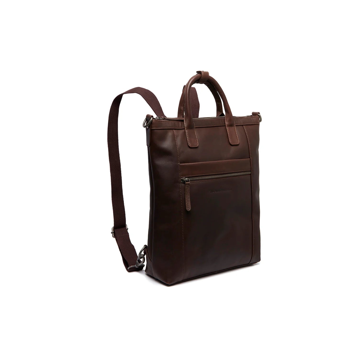 Shopper / Ryggsäck kombiväska i Läder med Datorfack 15"