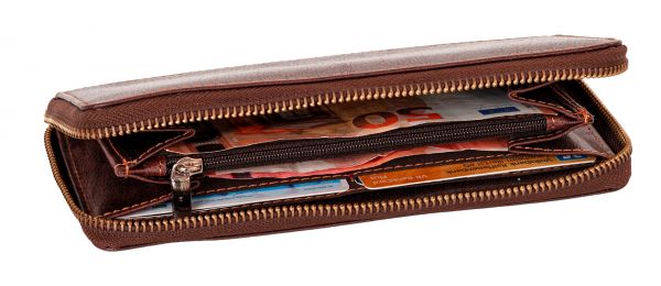 Plånbok EDELWEISS av Läder med RFID skydd - NewBag4you