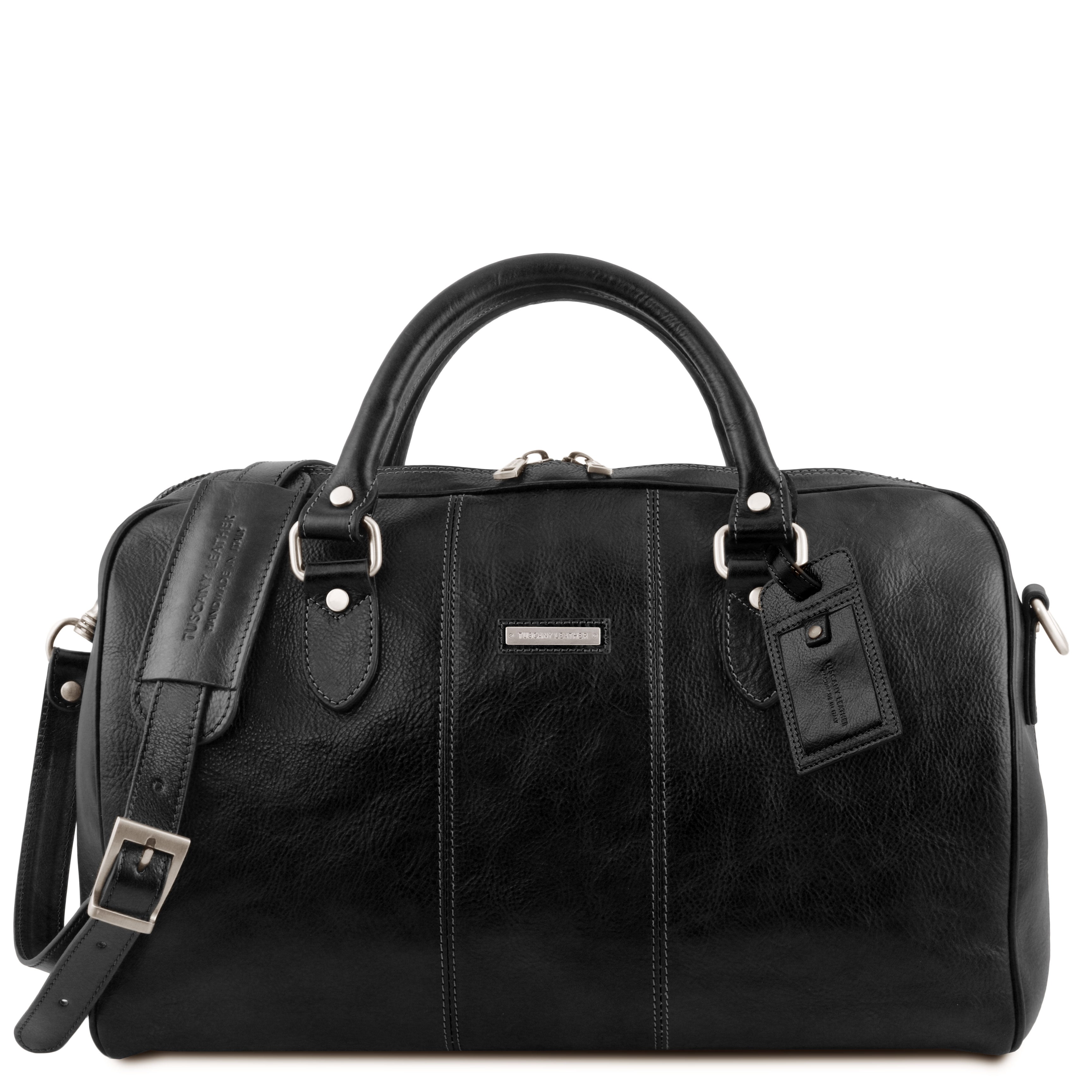 Lissabon Weekendbag i Läder - Liten storlek