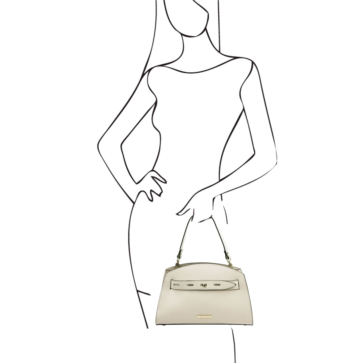 LISA Handväska i läder - NewBag4you