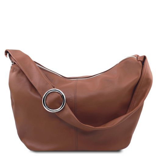 Yvette - Handväska i mjukt läder - NewBag4you