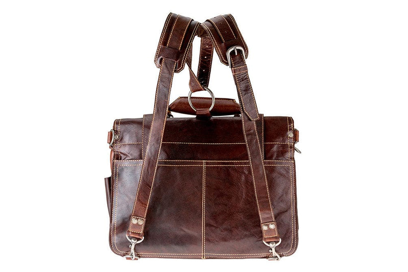 Alpenleder Businessbags Multiväska Portfölj Brooks i Läder