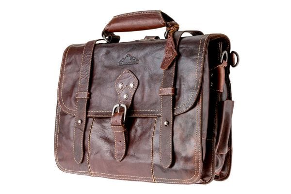 Alpenleder Businessbags Multiväska Portfölj Brooks i Läder