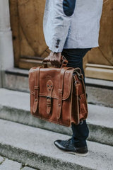 Alpenleder Businessbags Multiväska Portfölj Brooks i Läder