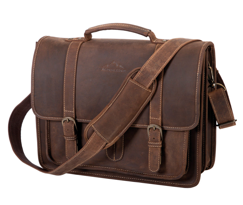 Alpenleder Leather bags for men Potfölj Ohio i Läder