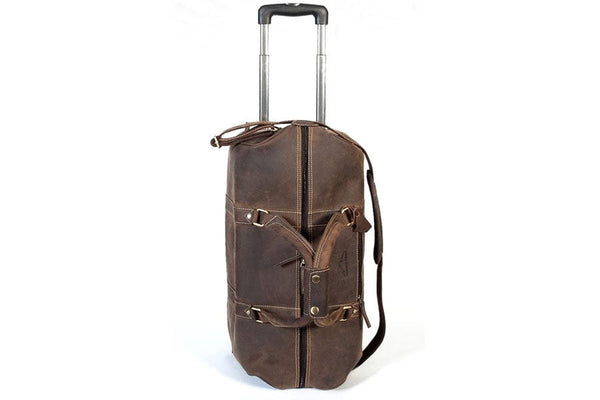 Alpenleder Leather bags for men Trolley Resväska Zürich i Läder