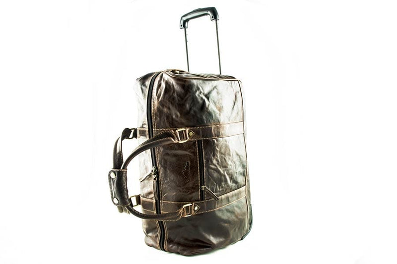 Alpenleder Leather bags for men Trolley Resväska Zürich i Läder