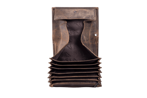 Alpenleder Old Havanna Servitörsplånbok ZOIN i läder