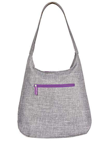 Bags2GO shoppingväska Grå/Lila Shoppingväska Union Square Fem Färgval